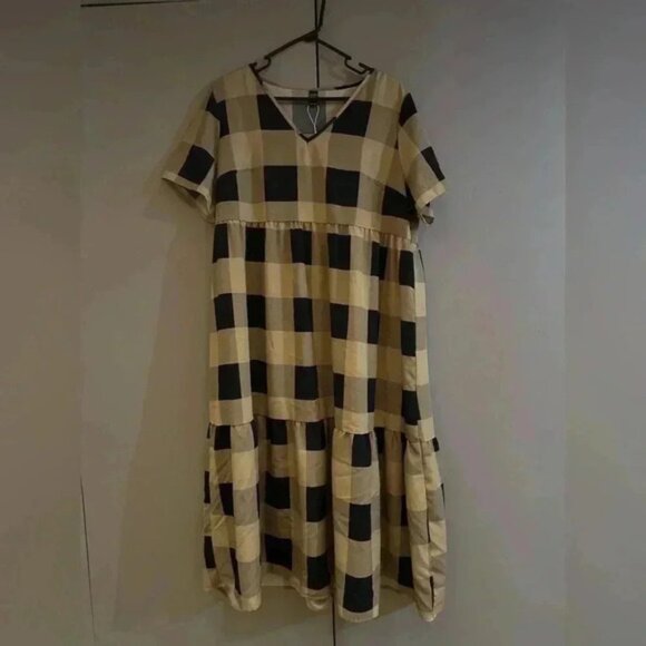 SHEIN Dresses & Skirts - ❤️Emery Rose Two-Toned Checkered Dress (Size XL)